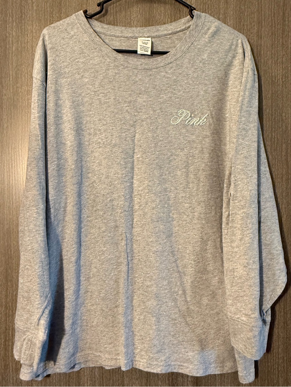 ✨I SPARKLE ALL OVER!✨ PINK Victoria's Secret Long-Sleeve